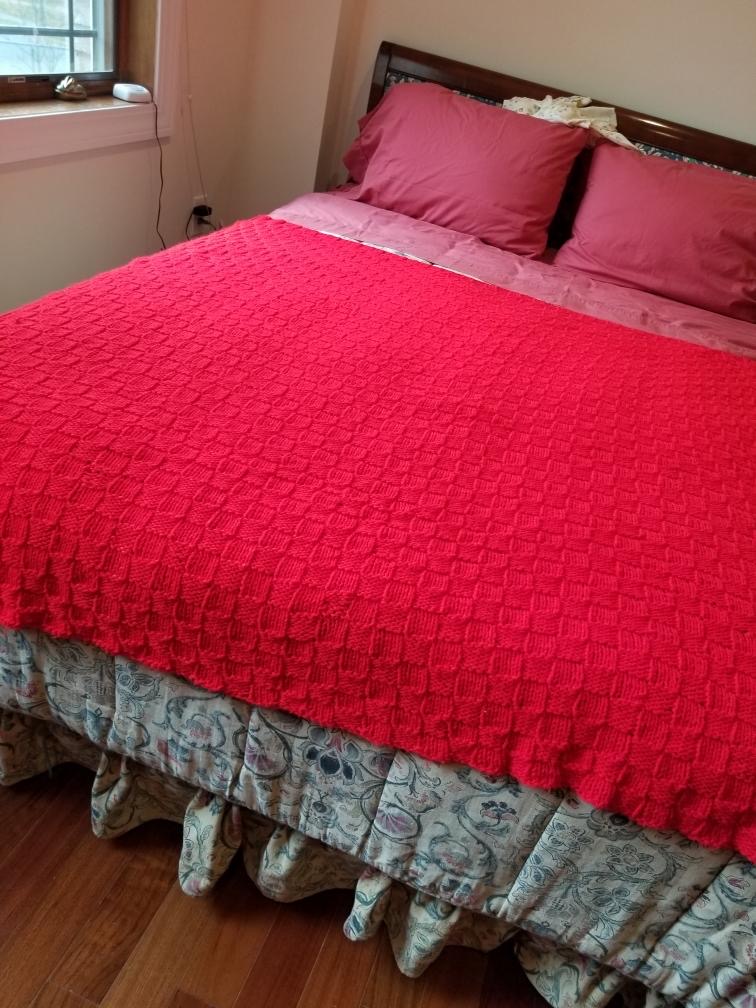 Red Bedding Covering