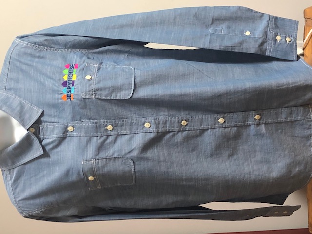 JESPY Chambray Blue Long-Sleeve Shirt