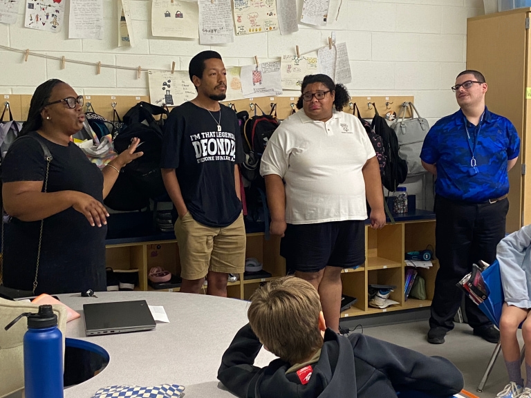 JESPY Clients Bond With Students at Delia Bolden Elementary School