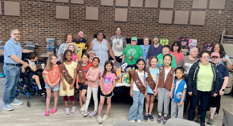 Fun & Friendship Bloom Between JESPY Clients and Local Girl Scouts